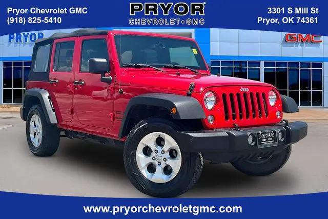 2016 Jeep Wrangler Unlimited Sport for sale in Pryor, OK