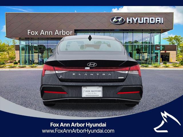 2026 Hyundai Elantra Hybrid Blue