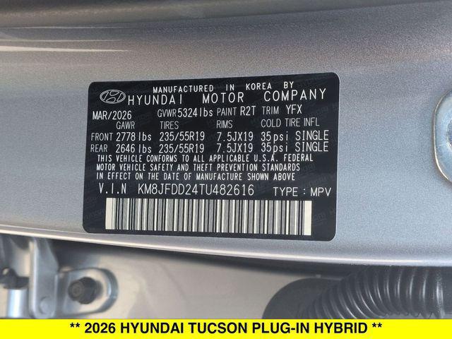 2026 Hyundai Tucson Plug-In Hybrid Limited
