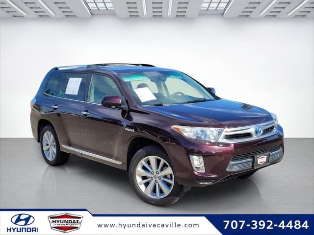 2013 Toyota Highlander Hybrid Limited V6 for sale in VACAVILLE, CA