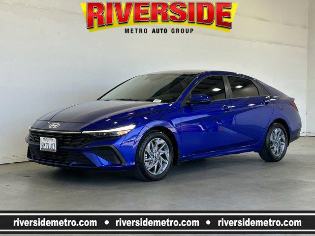 2024 Hyundai Elantra Hybrid Blue for sale in RIVERSIDE, CA