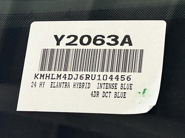 2024 Hyundai Elantra Hybrid Blue