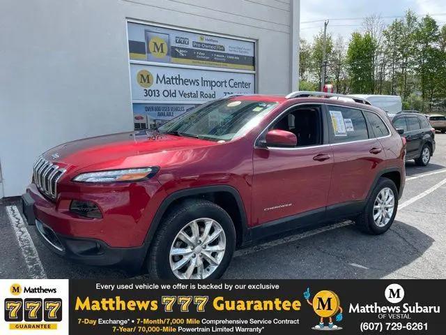 2017 Jeep Cherokee Limited 4x4 for sale in Vestal, NY