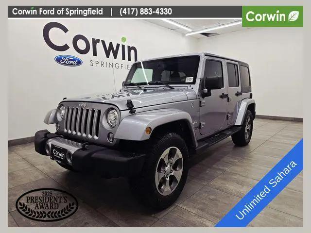 2018 Jeep Wrangler JK Unlimited Sahara 4x4 for sale in Springfield, MO