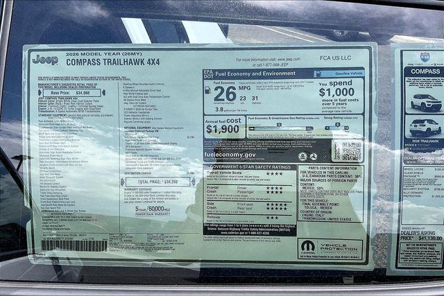 2026 Jeep Compass Trailhawk