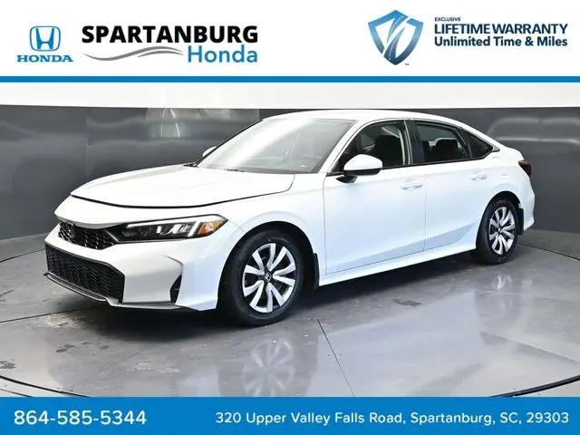 2025 Honda Civic LX for sale in Spartanburg, SC