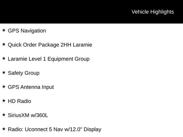 2024 Ram 2500 Laramie Crew Cab 4x4 6'4" Box