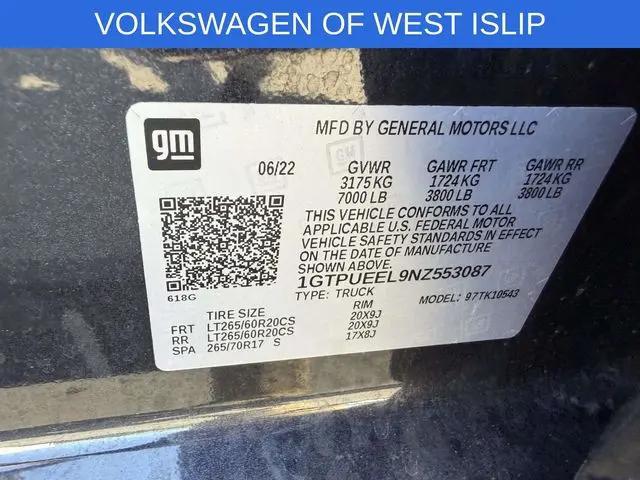 2022 GMC Sierra 1500 4WD Crew Cab Short Box AT4