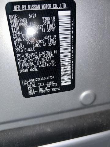2024 Nissan Armada Platinum 2WD