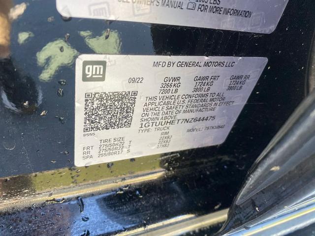 2022 GMC Sierra 1500 4WD Crew Cab Short Box Denali Ultimate