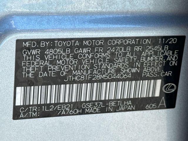 2021 Lexus IS 300 Base
