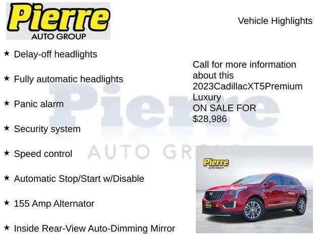 2023 Cadillac XT5 AWD Premium Luxury