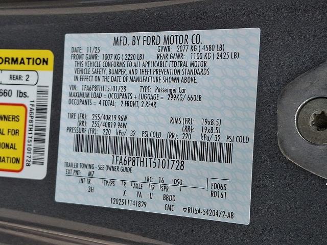 2026 Ford Mustang EcoBoost Premium Fastback