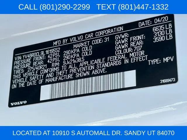 2020 Volvo XC90 Hybrid T8 Inscription 7 Passenger