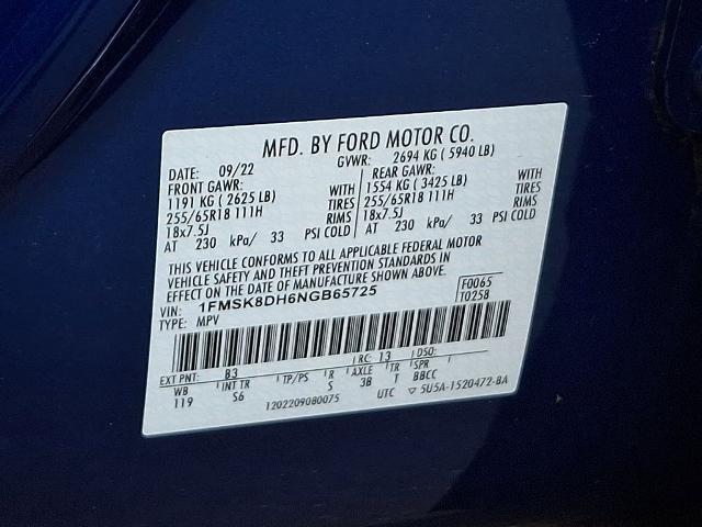 2022 Ford Explorer XLT