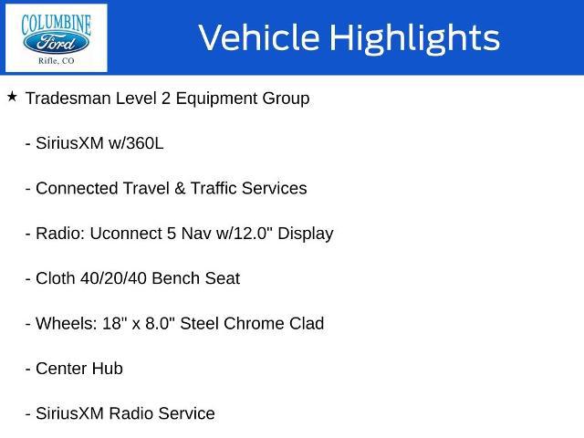 2025 Ram 2500 Tradesman Crew Cab 4x4 6'4" Box