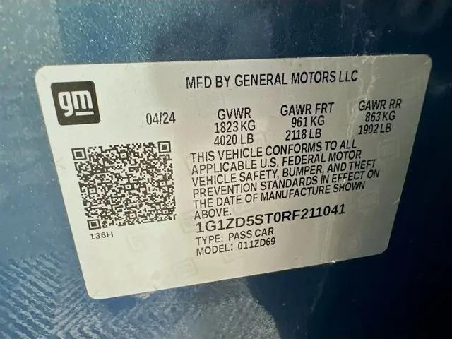 2024 Chevrolet Malibu FWD 1LT