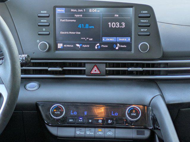 2025 Hyundai Elantra Hybrid Blue