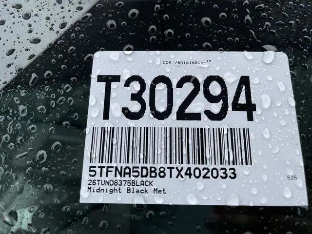 2026 Toyota Tundra Platinum CrewMax 5.5' Bed