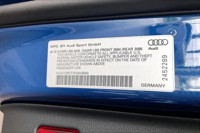 2025 Audi RS 6 Avant Performance quattro tiptronic