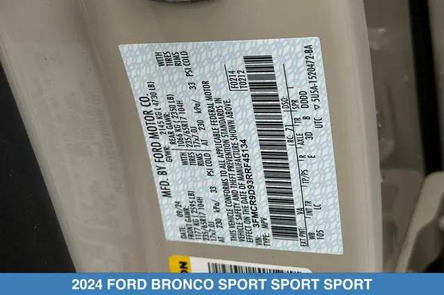 2024 Ford Bronco Sport Badlands