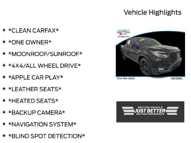 2023 Honda Ridgeline Black Edition