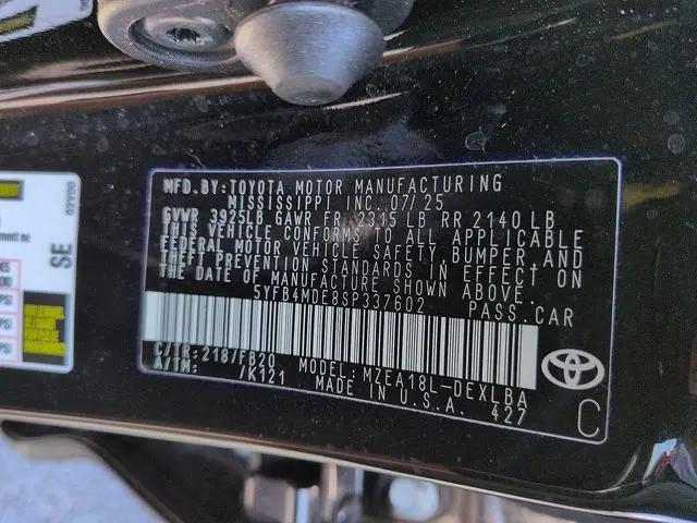 2025 Toyota Corolla LE