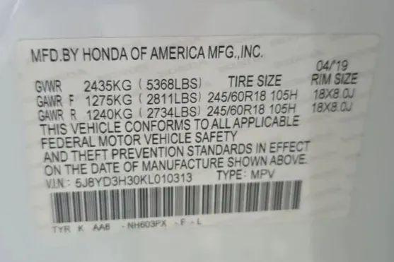 2019 Acura MDX Standard