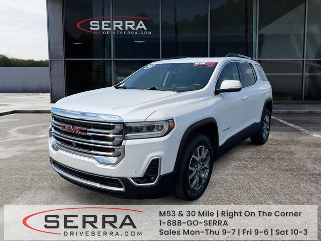 White Frost Tricoat 2022 GMC Acadia SUV / Crossover Four-Wheel Drive Automatic
