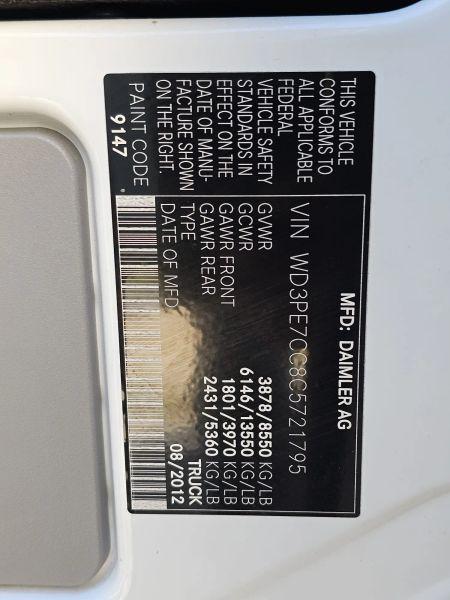 2012 Mercedes-Benz Sprinter 2500 Normal Roof