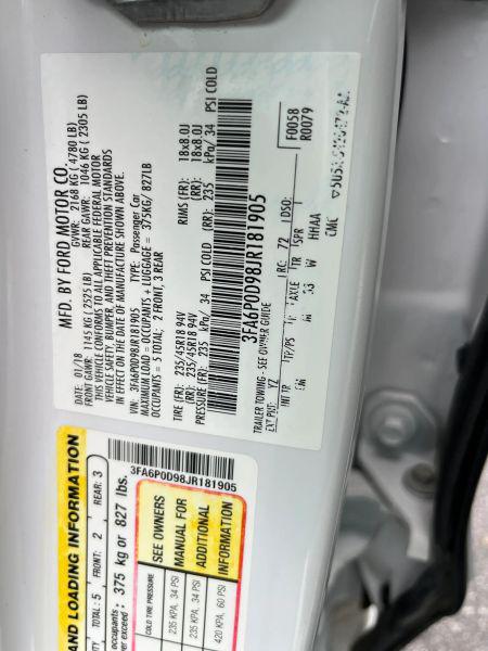 2018 Ford Fusion Titanium