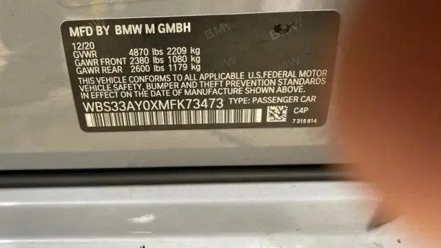 2021 BMW M3 Competition
