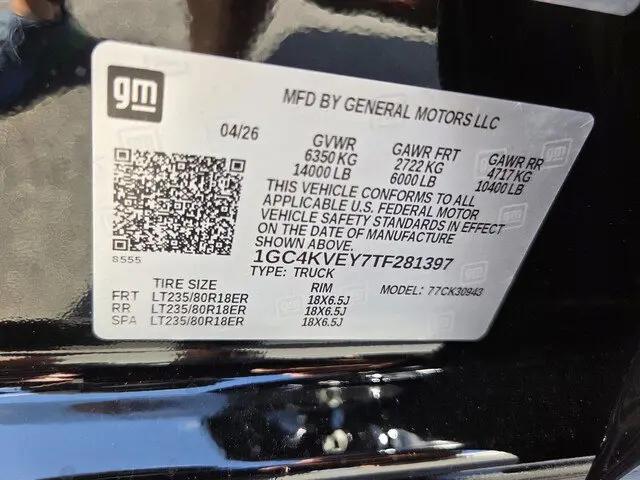 2026 Chevrolet Silverado 3500HD Crew Cab, Long Bed, High Country Dual Rear Wheel, RWD