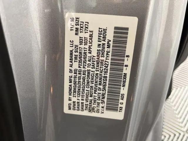 2016 Honda Odyssey EX-L