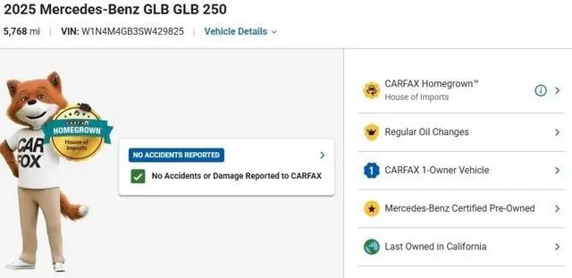 2025 Mercedes-Benz GLB GLB 250