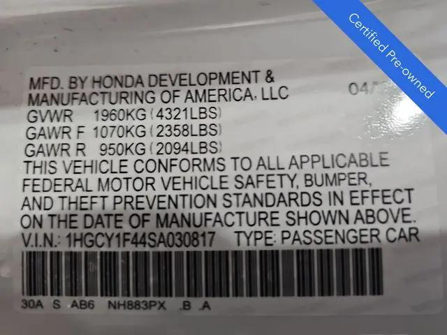 2025 Honda Accord Sedan SE
