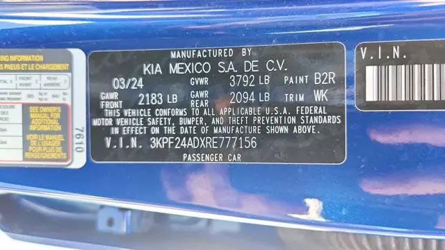 2024 Kia Forte LXS