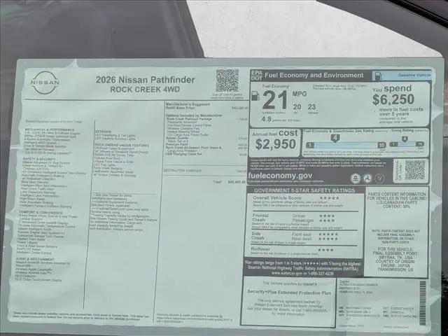 2026 Nissan Pathfinder Rock Creek