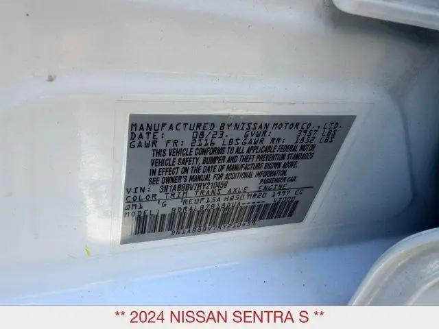 2024 Nissan Sentra S Xtronic CVT