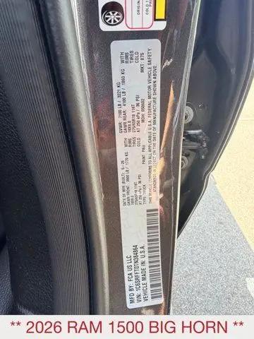 2026 Ram 1500 Big Horn Crew Cab 4x4 57 Box
