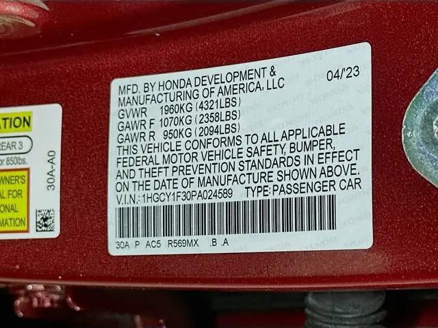 2023 Honda Accord EX