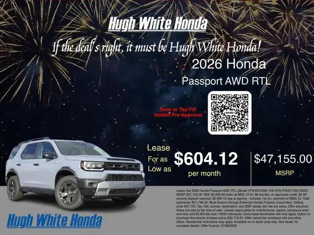 2026 Honda Passport AWD RTL