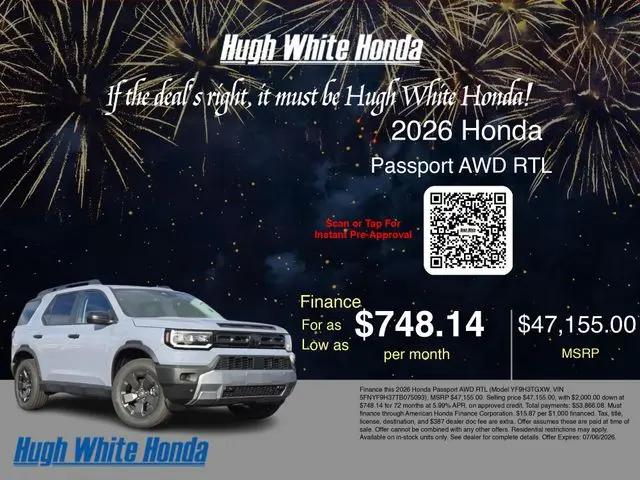 2026 Honda Passport AWD RTL
