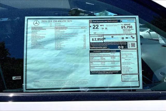 2026 Mercedes-Benz GLE GLE 350 GLE 350