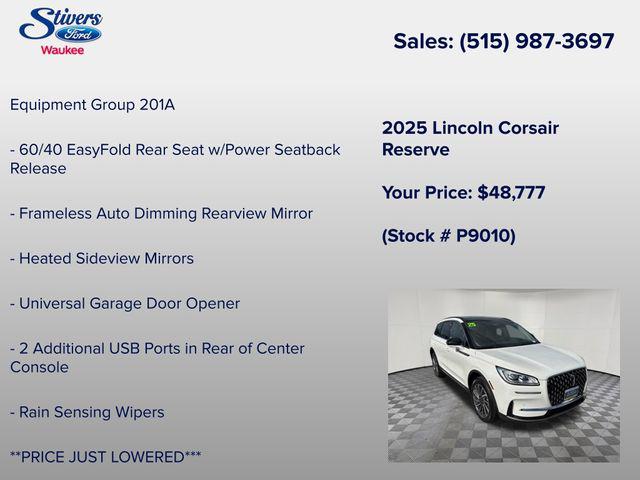 2025 Lincoln Corsair Reserve