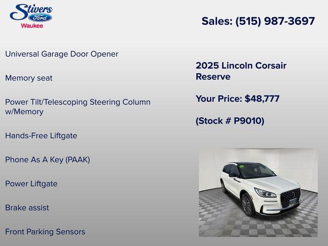 2025 Lincoln Corsair Reserve