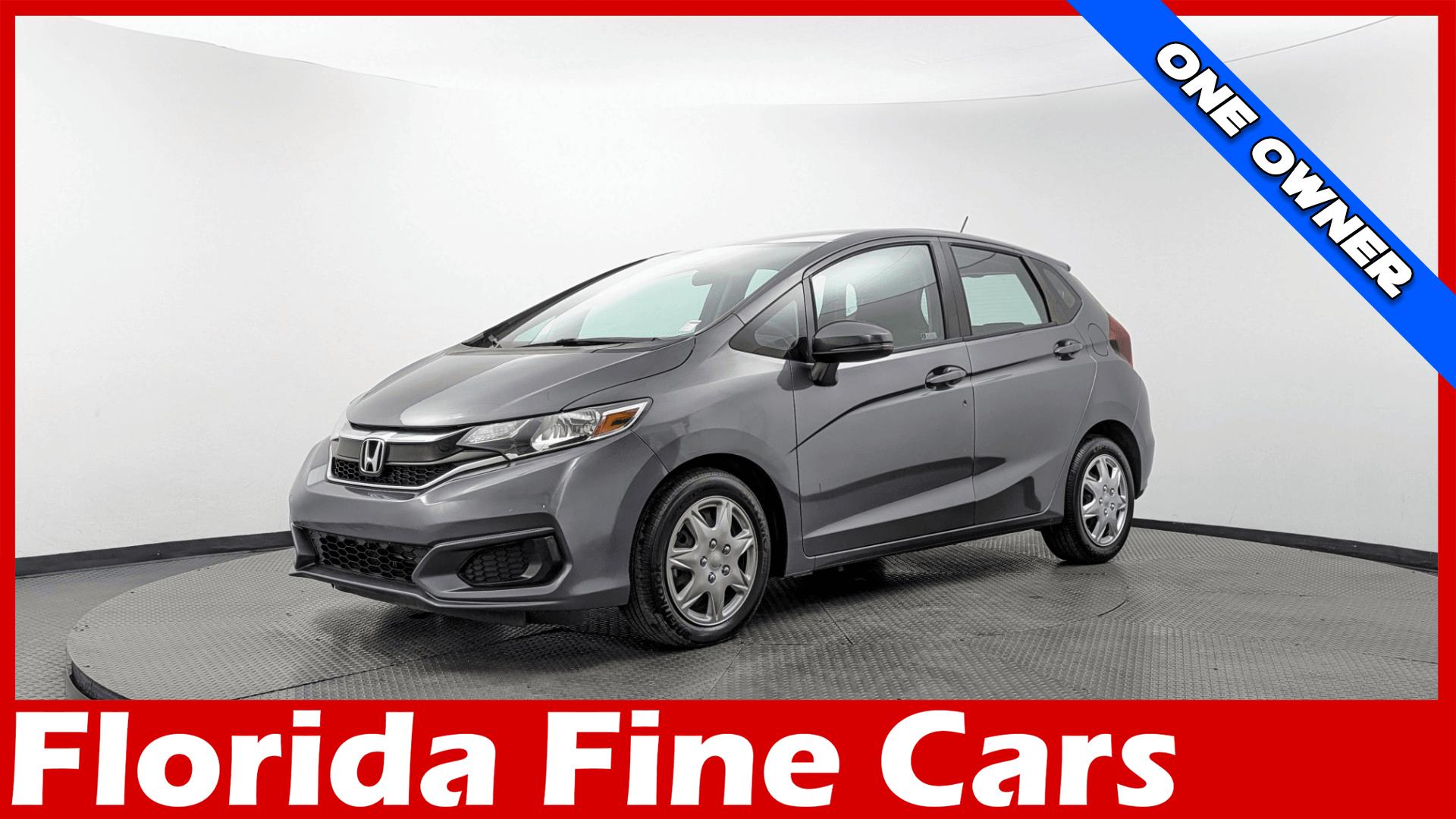 Gray (Modern Steel Metallic) 2019 Honda Fit LX FWD Hatchback Front-Wheel Drive Automatic