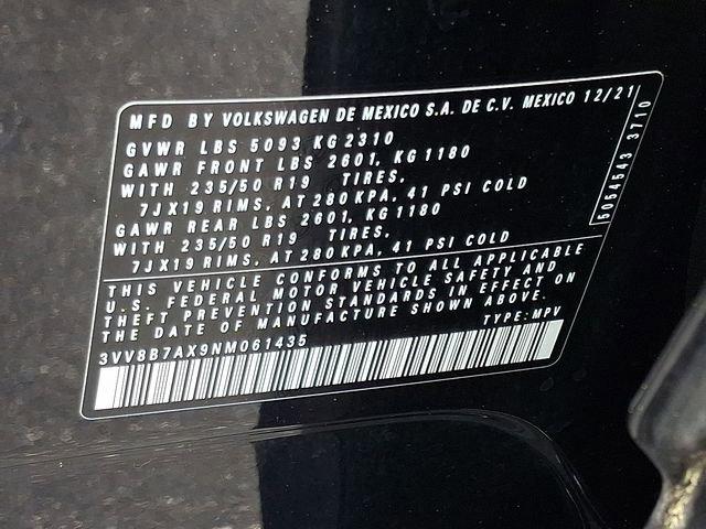 2022 Volkswagen Tiguan 2.0T SE R-Line Black