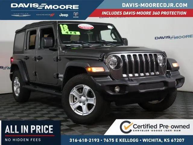 2018 Jeep Wrangler Unlimited Sport S 4x4 for sale in Wichita, KS