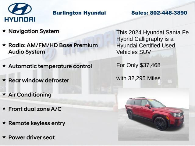 2024 Hyundai Santa Fe Hybrid Calligraphy